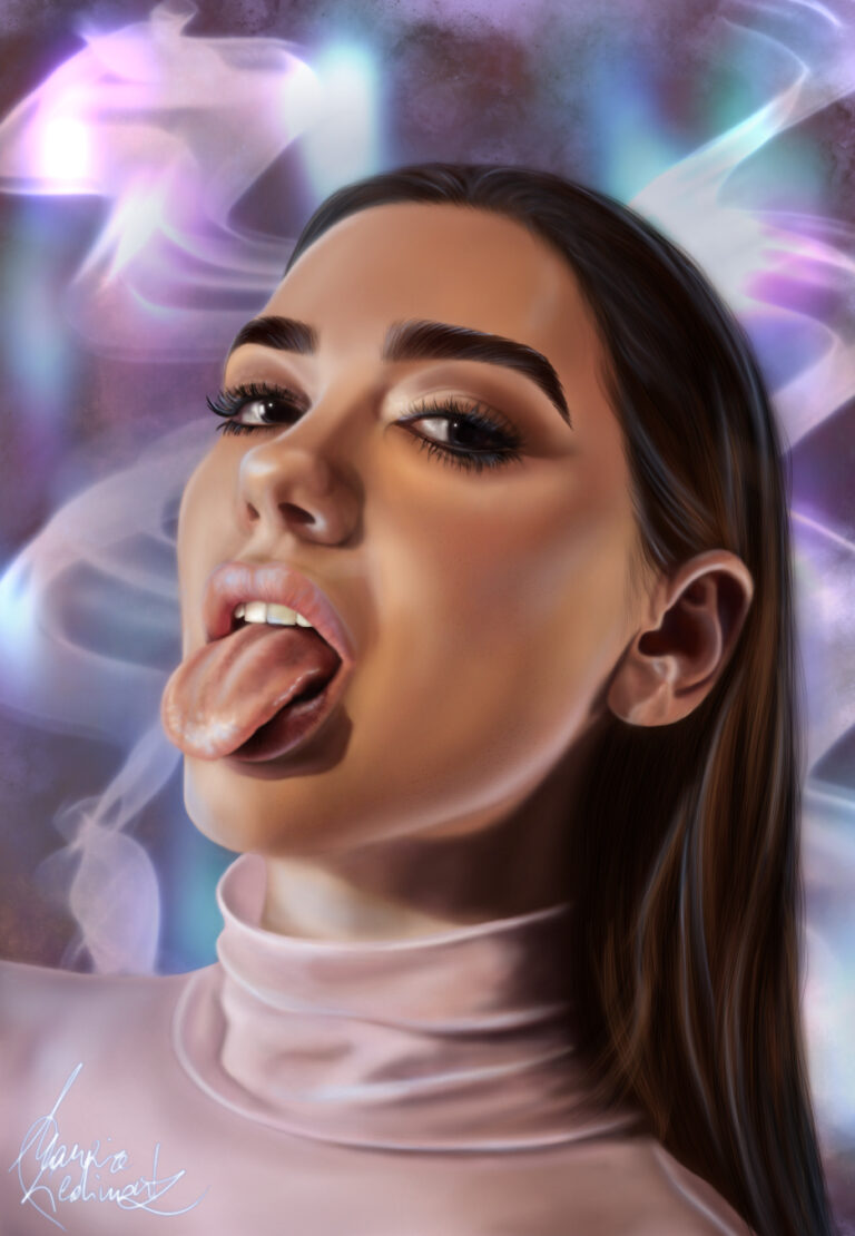Dua Lipa Illustration